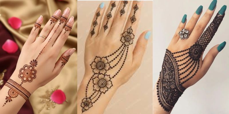 Bracelet Style Mehndi Design
