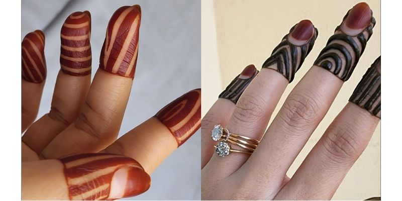 Mehndi Design Finger Cap Mehndi Design (1)