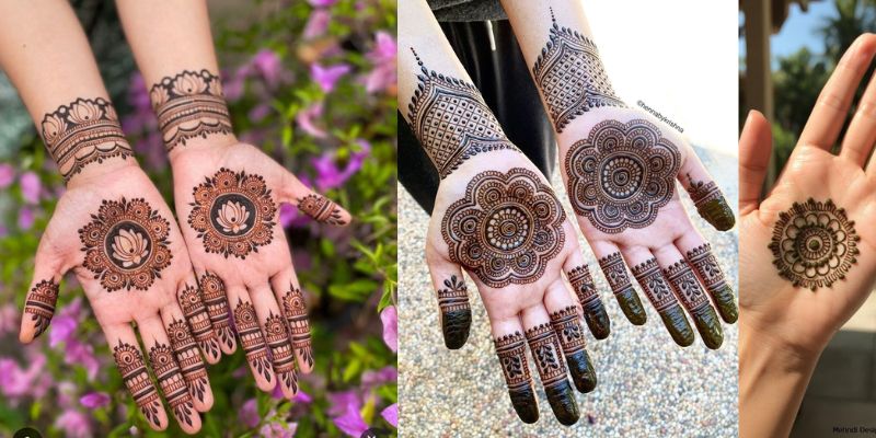 Mehndi Design Mini Mandala Center Design (1)