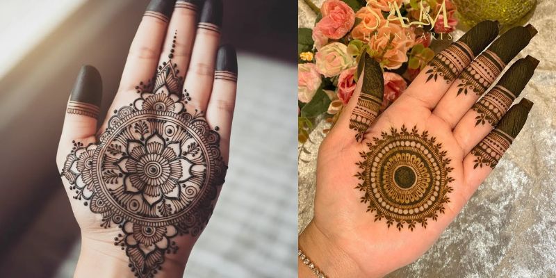 Mehndi Design Mini Mandala Center Design (3)