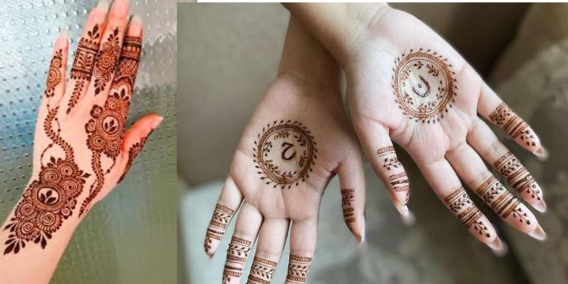 Mehndi Design Minimal Arabic Front Hand Design (1)