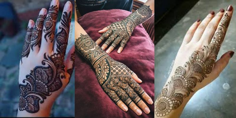 instagram stylish back hand mehndi designs 5