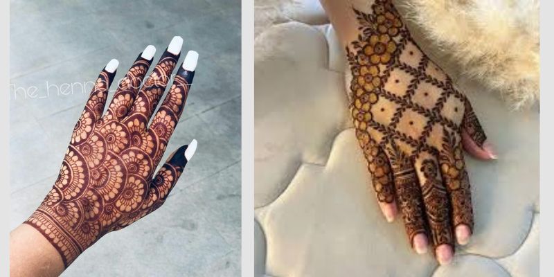 instagram stylish back hand mehndi designs 5
