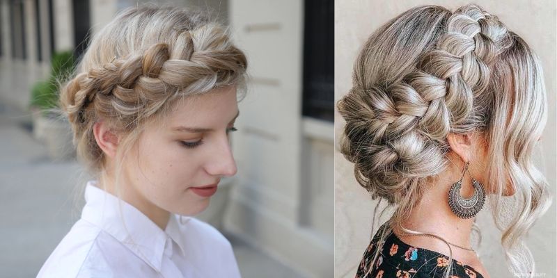 Crown Braid Hairstyle