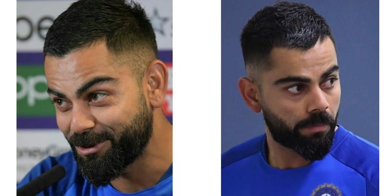 Virat Kohli Buzz Cut Look