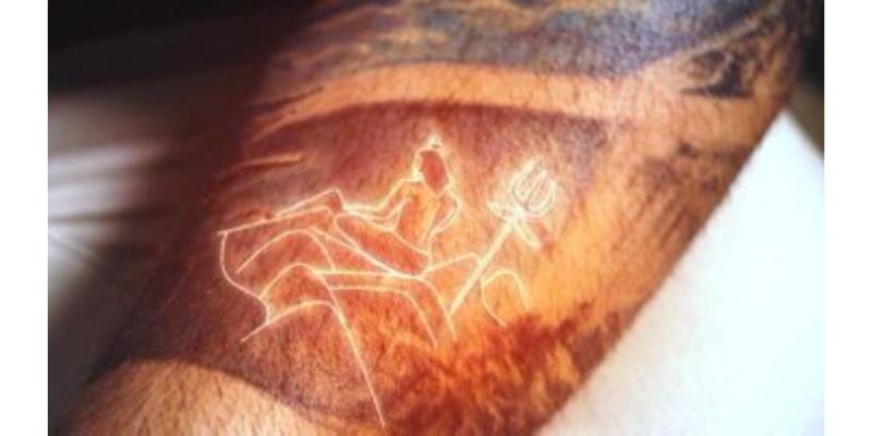 Virat Kohli Tattoo Lord Shiva
