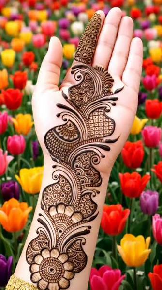Arabic Simple Mehndi Design 3