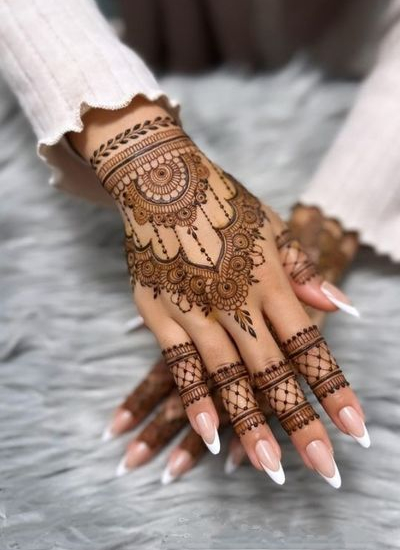 Arabic Simple Mehndi Design 3