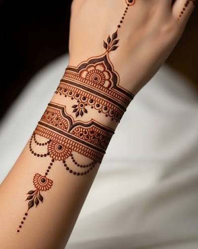 Bracelet Style Mehndi 1