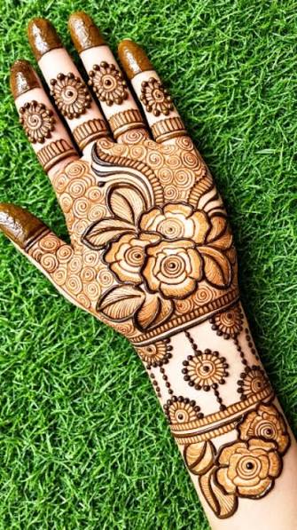 Floral Mehndi Design 4