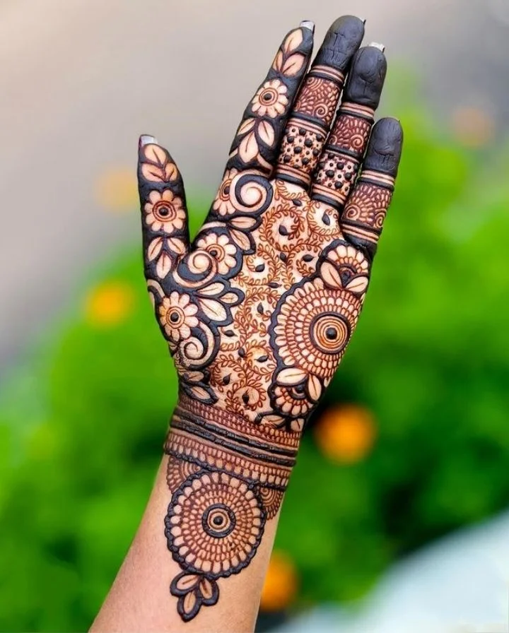 Floral Royal Mehndi Design