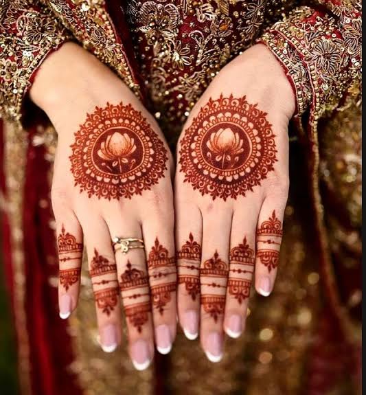 Mandala Back Hand Mehndi Design 3