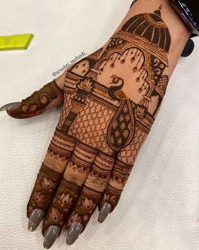 Peacock Mehndi Design
