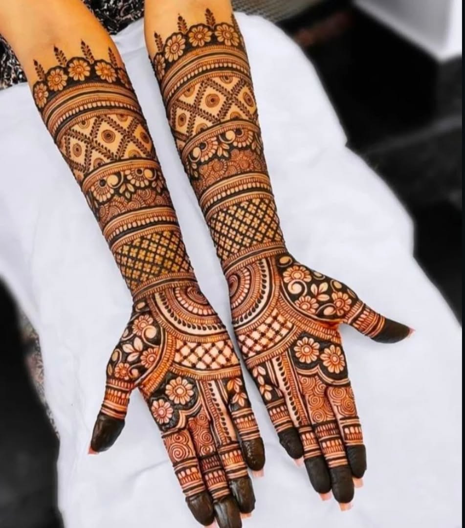 full hand mehndi design 13