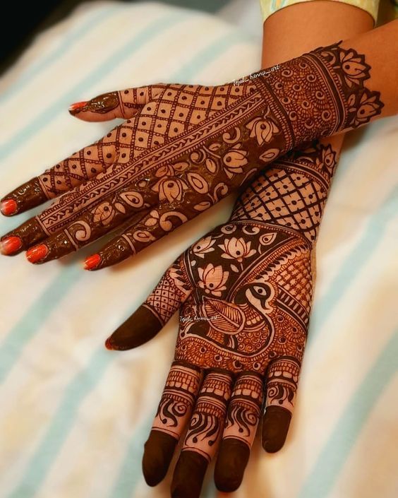 full hand mehndi design 14