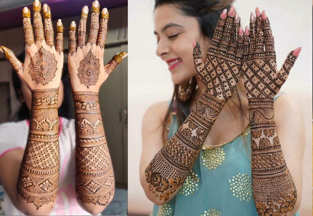 full hand mehndi design 15