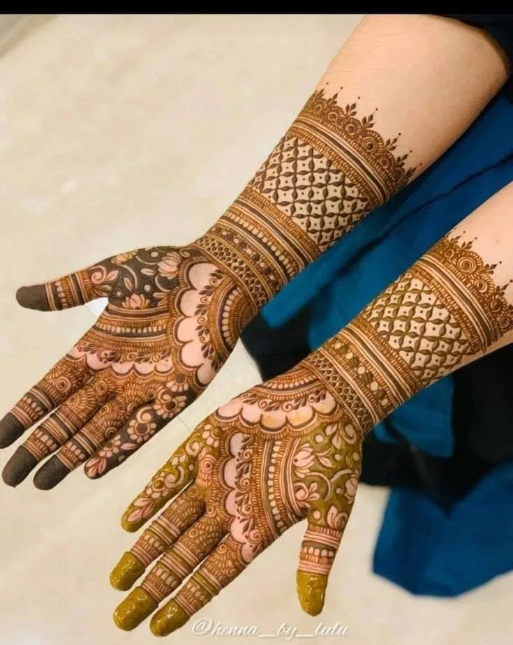 full hand mehndi design 3
