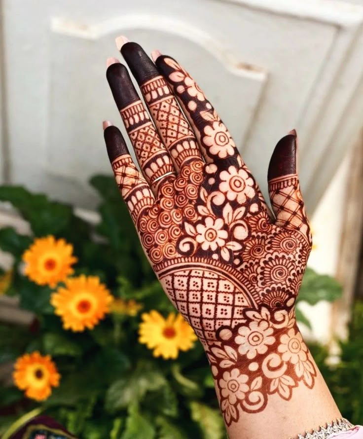 full hand mehndi design 5