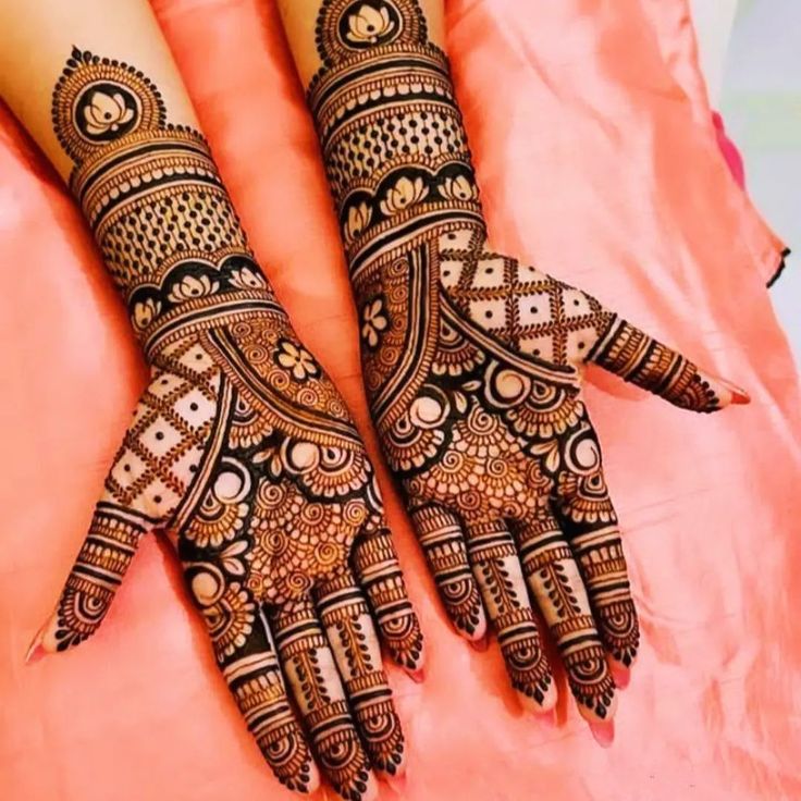 full hand mehndi design 6