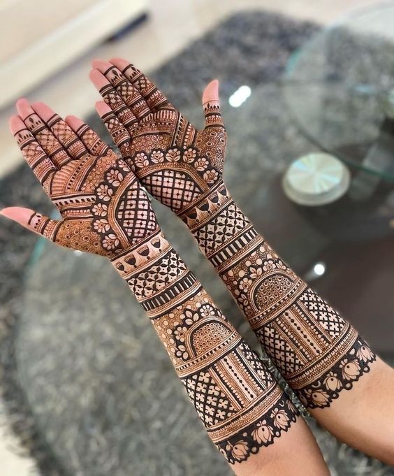 full hand mehndi design 7