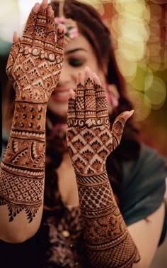 full hand mehndi design 9