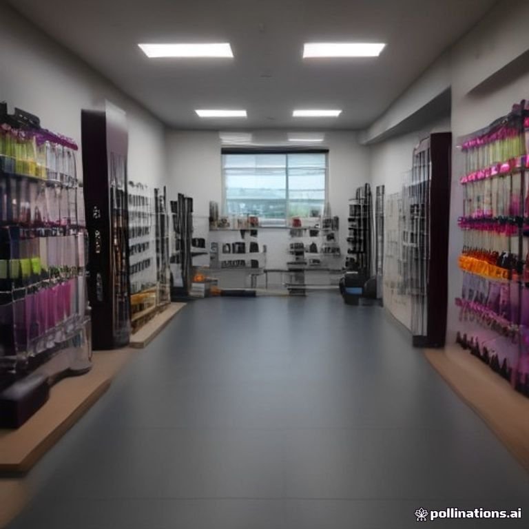 Modern integrated beauty and wellness retail space with products and services converged for holistic consumer experience